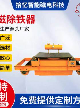 厂家供应除铁器悬挂式圆盘式除铁机电磁除铁器带磁工业高效强磁