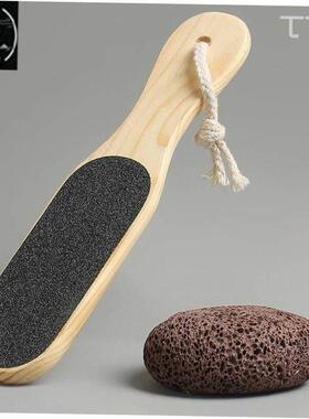 Foot peeler dehulling tool heel home scrub rubbing board