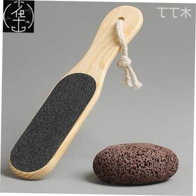 Foot peeler dehulling tool heel home scrub rubbing board
