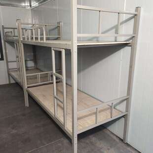 双层铁架床上租上下铺HMC床二人层架子床大下床公寓出房学生工地