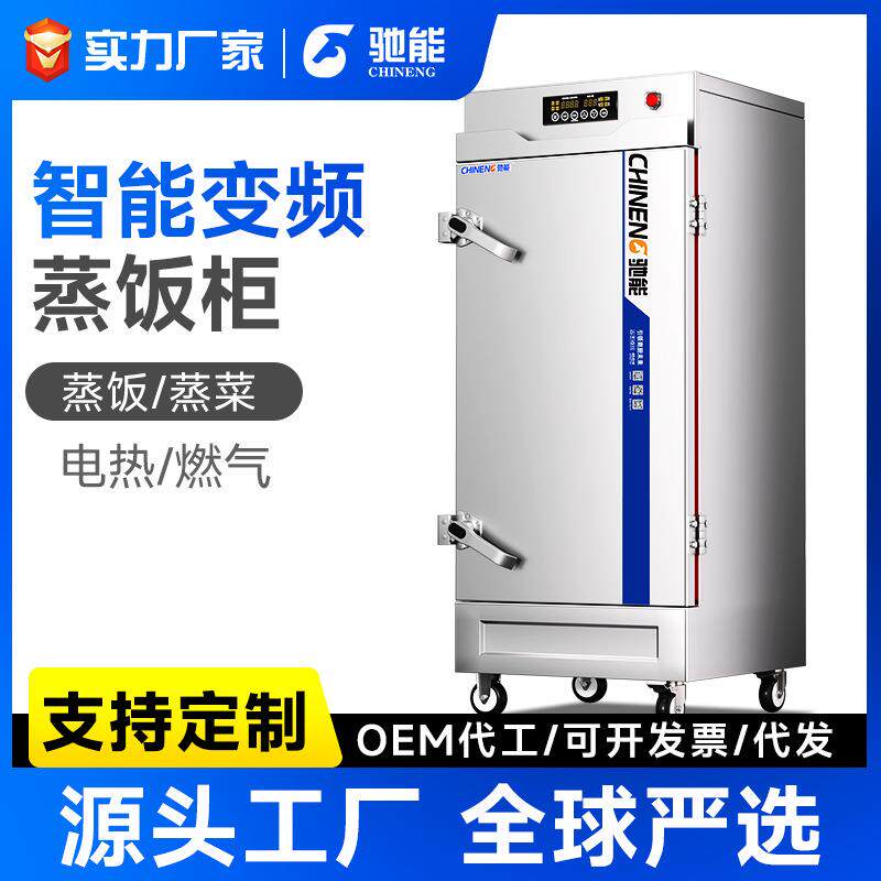 饭变频柜蒸柜智能双门大量烤箱不锈钢饭店商蒸用食容堂酒店