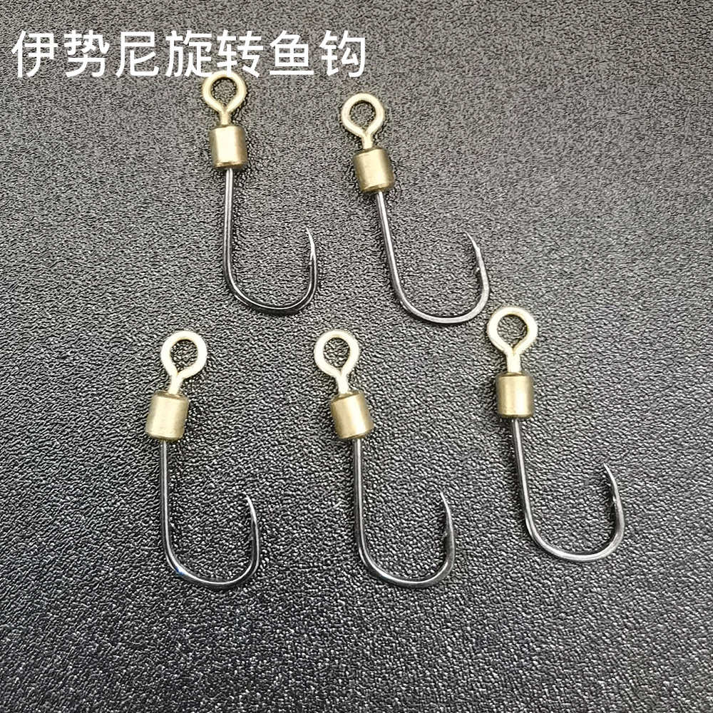 伊势尼转环钩钩型路亚海钓铁板鱼钩 软硬饵配件转动鱼钩厂家批发