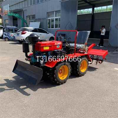 履带乘坐轮式用除草履带果园旋耕机大棚沟式式农微耕机机VTM开多