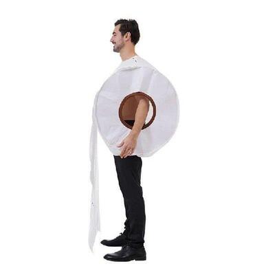 Giant Toilet Paper Roll Adult Costume Hilarious Costume