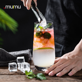 mumu mojito莫吉托鸡尾酒杯子高级感调酒果汁杯玻璃水杯家用