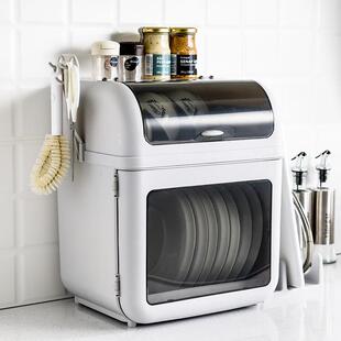 饭碗收纳架水池沥水碗架超窄款沥水碗架碗柜碗盘架储物橱柜厨柜