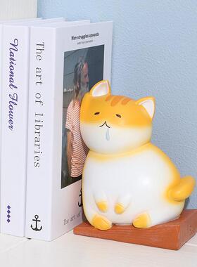新款直销 ins风卡通可爱猫咪树脂门挡小猫阻门器创意家居桌面书挡