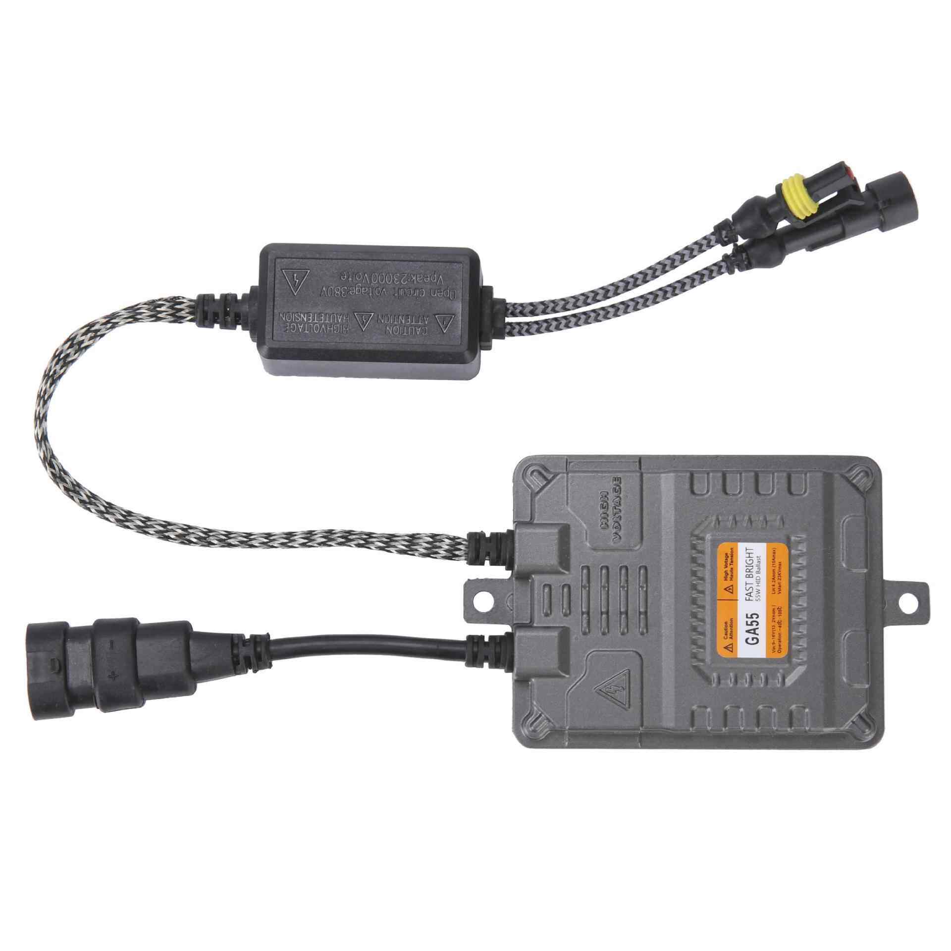 厂家12V 55W快启氙气灯安定器 hid一秒快启安定器支持频闪