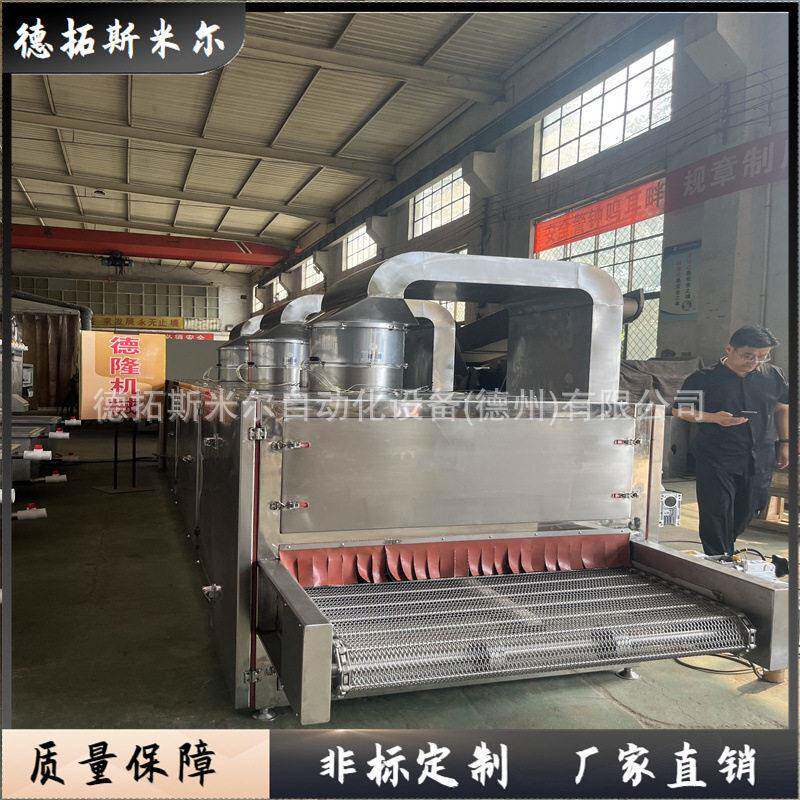 果蔬清洗网链传送机隧道热风循环网带烘干机海带风干摊凉线