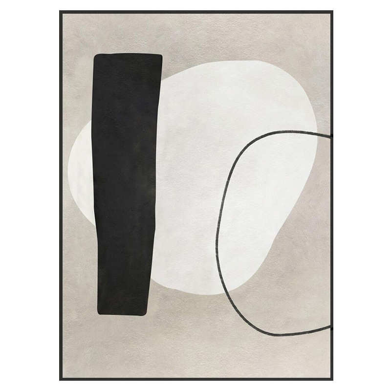 现代几何抽象色块客厅装饰画竖版北欧简约创意玄关挂画墙壁画餐厅图片