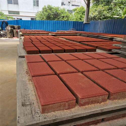 佛山透水砖彩色透水砖人行道路植草彩砖广场砖建菱砖