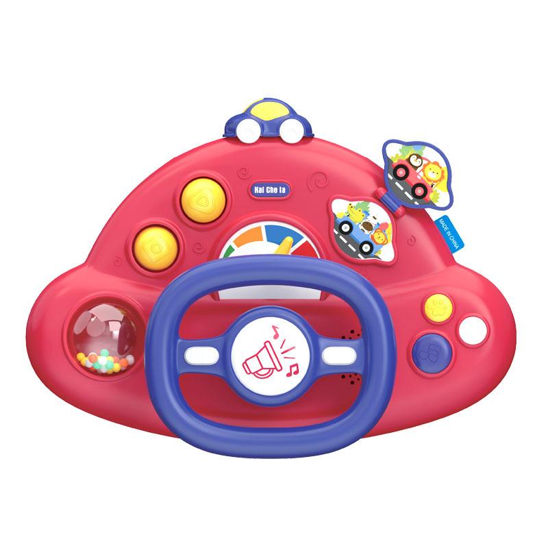 儿童仿真模拟驾驶方向盘汽车后座安全椅宝宝仿真车载后排婴儿玩具