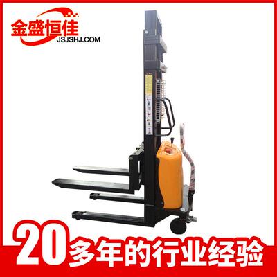 厂家供应江苏半电动液压升高车CTD-10新款手推伸缩臂堆高叉车