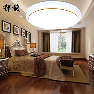 现代简约卧室led吸顶灯客厅阳台灯具 创意 家居克力圆形led灯