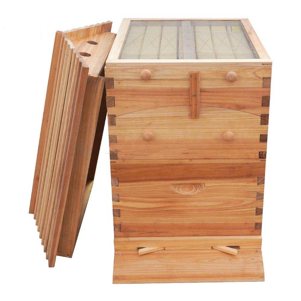 蜜蜂箱蜂箱别墅自动流煮蜜蜂蜡蜂箱自流蜜代发蜂箱外贸出口批发