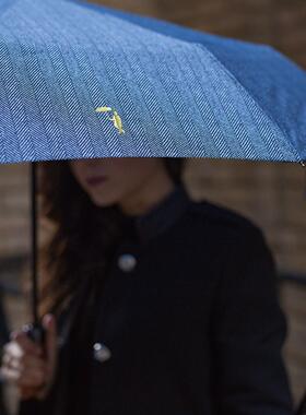 现货英国Balios手工实木手柄女 晴雨两用雨伞速干 折叠全自动复古