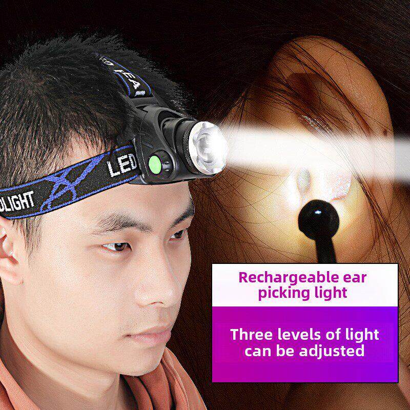 挖耳朵头灯聚光灯足疗师的特殊挖耳朵头戴式工作Led户外照明