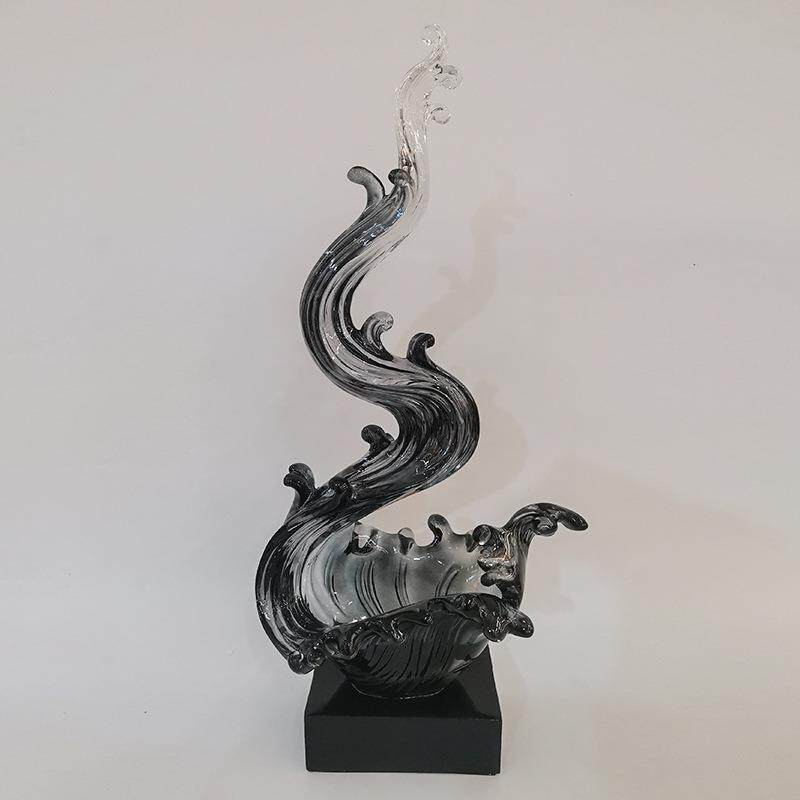 创意入户玄桌关钥摆匙收纳风生起件09094水面家居饰品