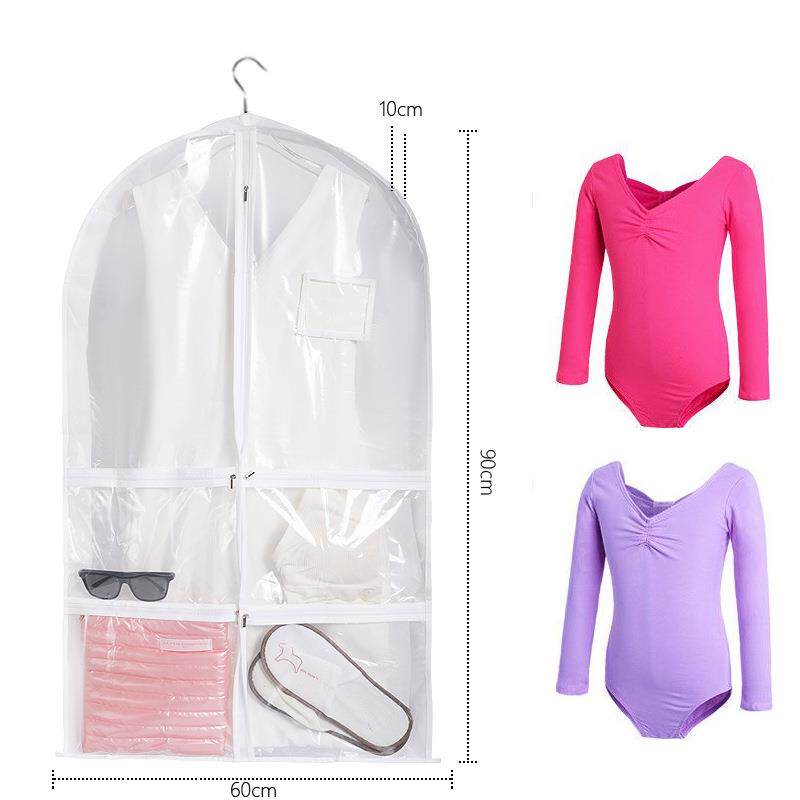 新款新品全新料半透明2023服装防尘罩大透明窗口多用途衣服防尘袋