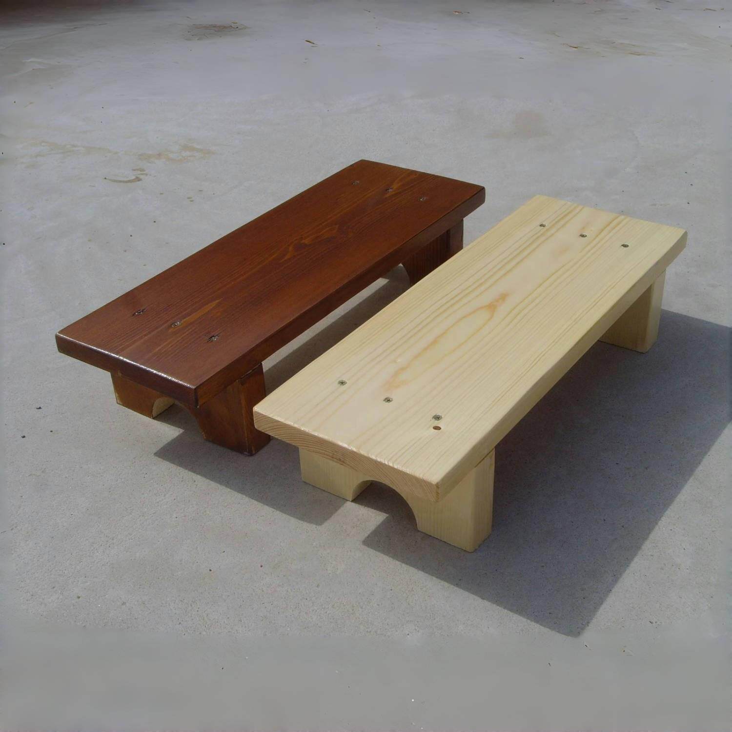 加厚天然实木简约方凳换鞋凳子松木花架垫脚台阶置物落地矮小板凳