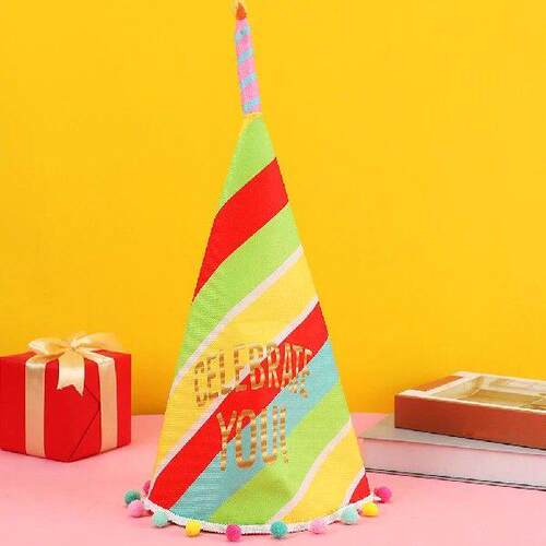 Party Hat Colorful Hats Birthday Happy Paper Caps Colored