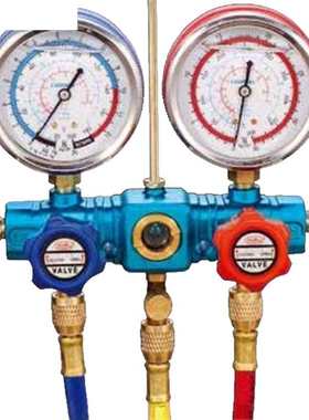 CoolMax/格美铝架带视窗R134冷媒表组CM-736 760 772-G-O-R134