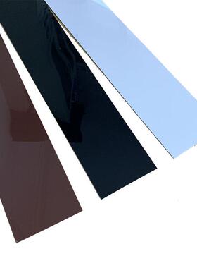 黑色踢脚线自粘3d立体地脚线墙贴纸美缝贴条防水遮丑地角装饰条道