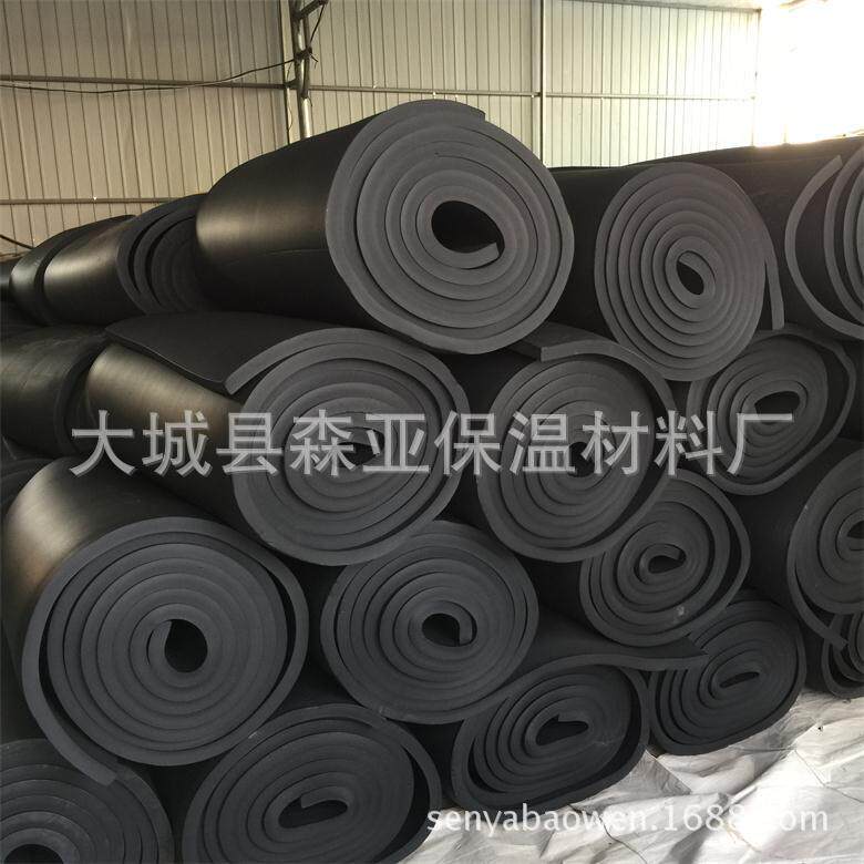 神州橡塑板阻燃橡塑保温棉隔音降噪房顶隔热棉 厂家