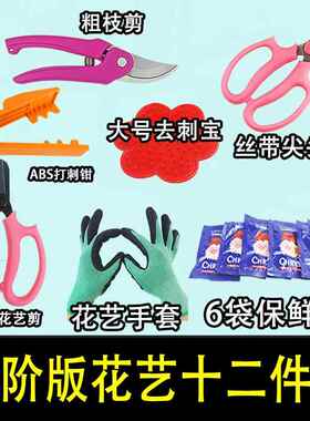 德刺YZZ漪玫瑰花去除刺修艺剪鲜花打刺钳工具包花卉花插花工器具