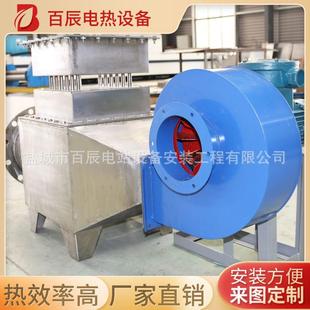 化肥厂烘干空气加热器肥料烘干加热器风道加热器防爆烘干加热