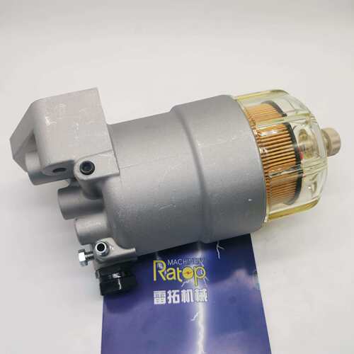 挖掘机过滤器 SH210-5 ZAX200-3 油水分离器总成 短杯 4642641
