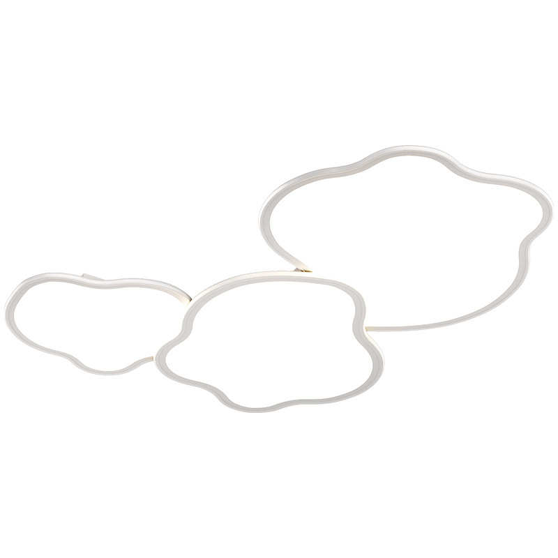 超薄客厅灯2025新款现代简约奶油风护眼云朵吸顶灯中山灯具厂直销