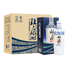 杜康酒 白酒纯粮食酒 豪享版750ml*6 白酒整箱52度浓香型高度白酒