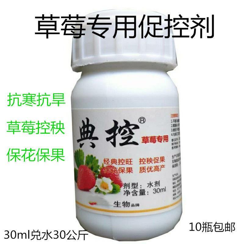 草莓专用典控促控剂抗旱抗寒保花保果止落防畸形增产增收提早上市