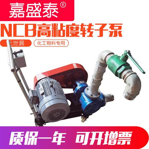 NCB不锈钢转子泵ncb6m3/h糖浆巧克力输送泵高粘度卫生级食品泵