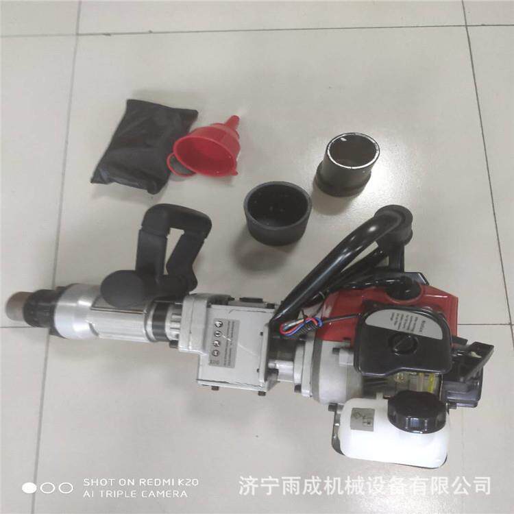 高速护栏手提立柱打桩机 汽油二冲程果园打桩机 便携式栽桩机