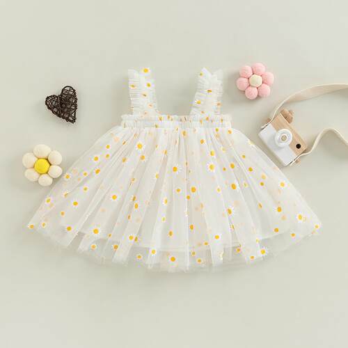 Ma&Baby 6M-5Y Summer Toddler Kid Baby Girls Tulle Dress Dais
