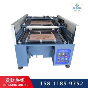 服装布料皮革饰品双色烫钻排图机平底钻刷图半自动双层刷钻机SZ2