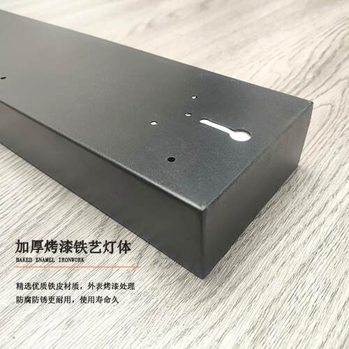 雷达感应高光效车库灯led长条灯吊线灯盘写字楼商用led办公灯