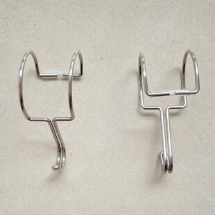 晾衣杆防滑防风卡扣不锈钢晾衣扣衣架固定扣室外晒衣服钩防滑卡扣