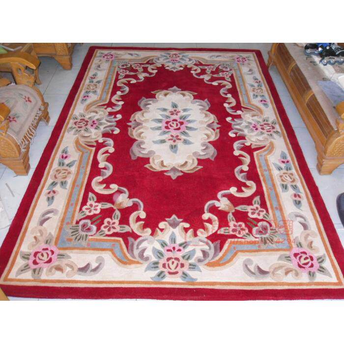 高档特价现货纯羊卧室地炕毯 定制青海羊毛厅欧式地毯毛2*3客米加