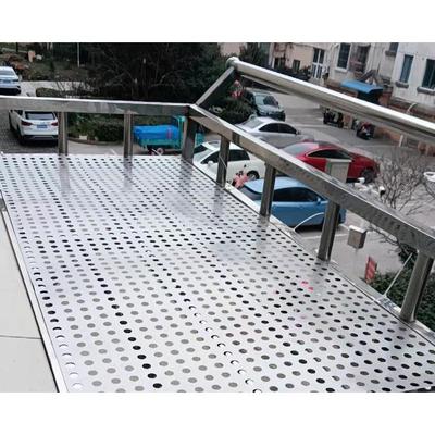 304不锈钢可定制冲孔板圆孔网洞洞板防盗窗垫板筛网板阳台防护网