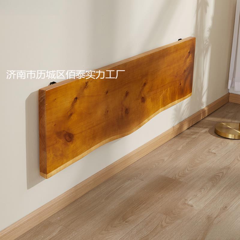 墙上壁挂式餐桌实木书户桌悬叠挂桌墙电MZO脑桌小型桌板折简易壁