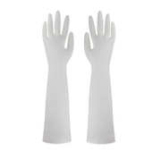 油粉防滑丁防寸丁晴实验室白色无无尘腈手套16加厚一次性手套蓝色