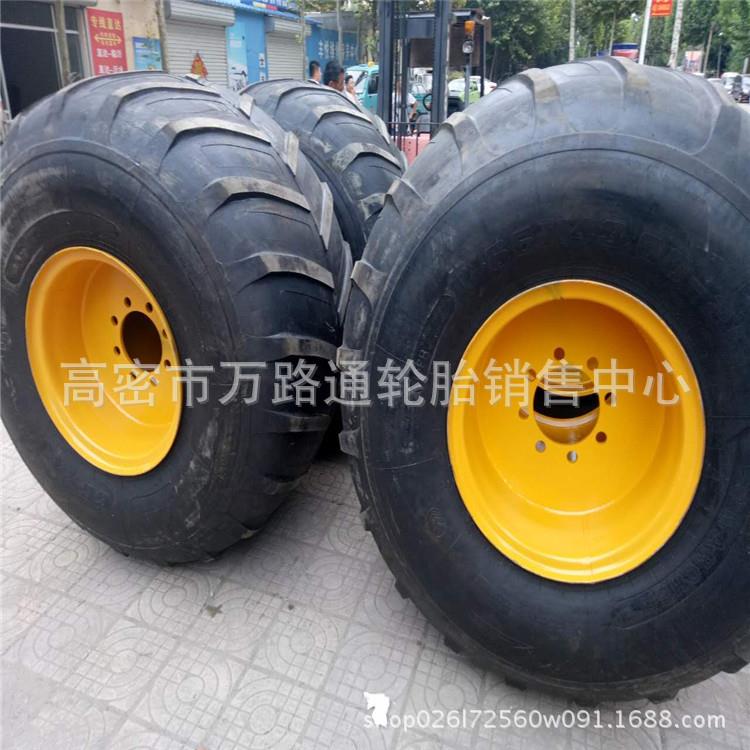 供应66*43.00-25轮胎66×44.00-25宽基沙漠轮胎 大型实心轮胎