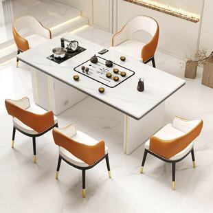 轻奢岩板茶一体一DW685117桌整套简约现代用办公多功能茶台家阳台