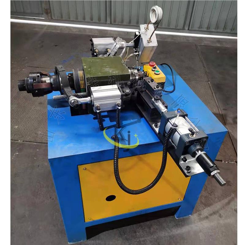 全自动钢管平头圆头30型封口机 钢全动管旋压机半球形钢自管 封管