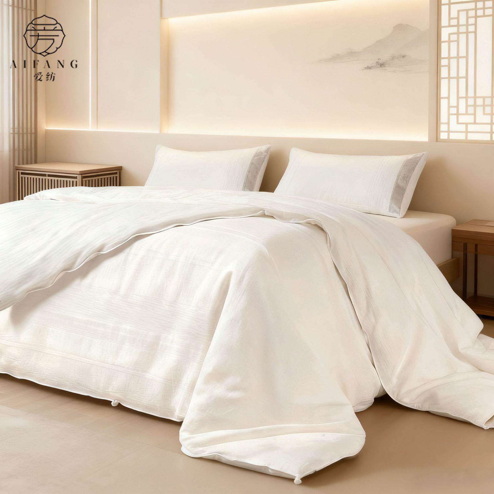 原棉天然桐乡蚕丝被被芯桑蚕丝长丝纯棉水洗棉秋冬子母被四季通用