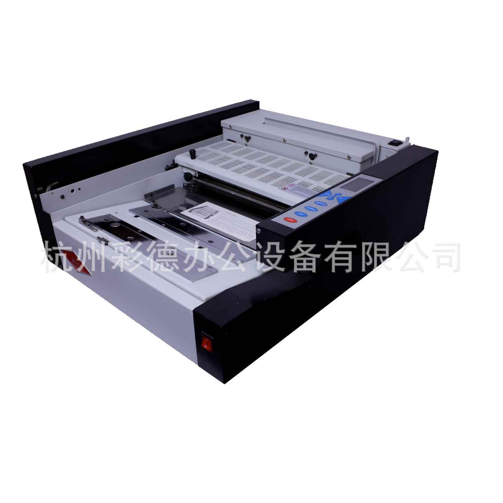 J500全自动小型胶装机热熔胶无线装订机精装封面标书文件装订