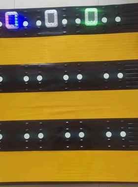 防外破太阳能警示灯带太阳能爆闪警示灯太阳能电杆防撞贴圆柱型